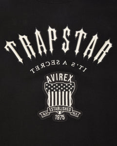 MAGLIA TRAPSTAR X AVIREX CREW - NERO