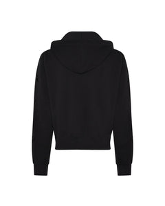 FELPA CON ZIP IRONGATE ROYAL-T FLOCK DONNA - NERO