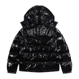 GIACCA STACCABILE IRONGATE HOODED PUFFER JACKET -SHINY BLACK